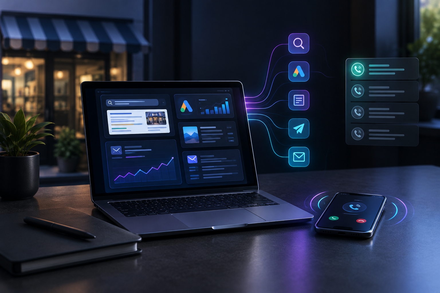 AI tool that runs SEO, Google Ads, content and email for a small business