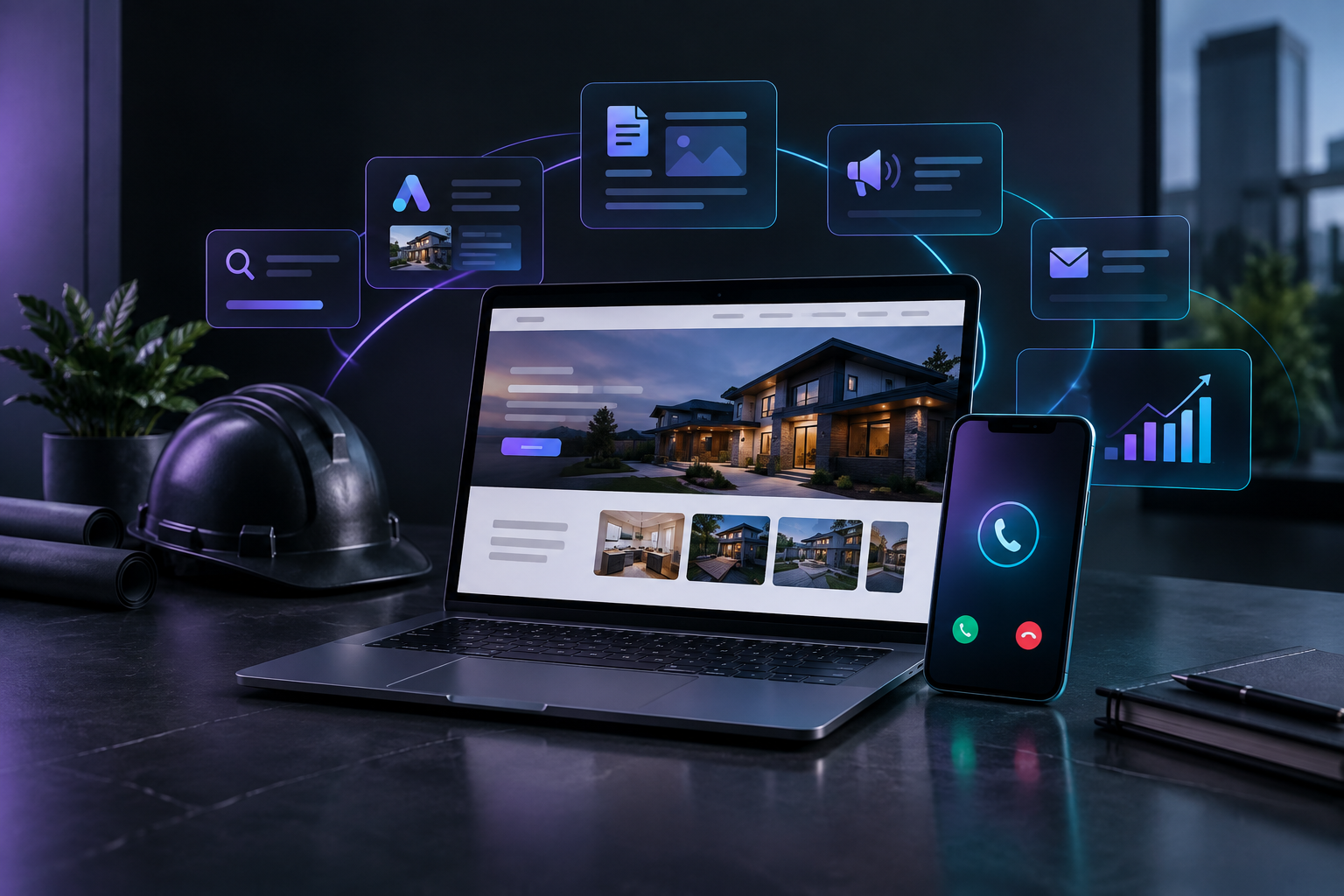 Best website builder for contractors that also does marketing