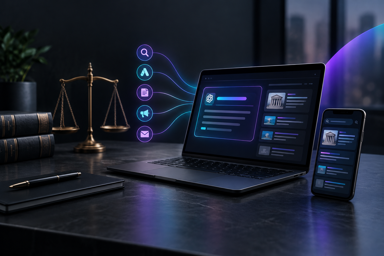 How can a law firm show up in ChatGPT and Google AI Overviews answers?