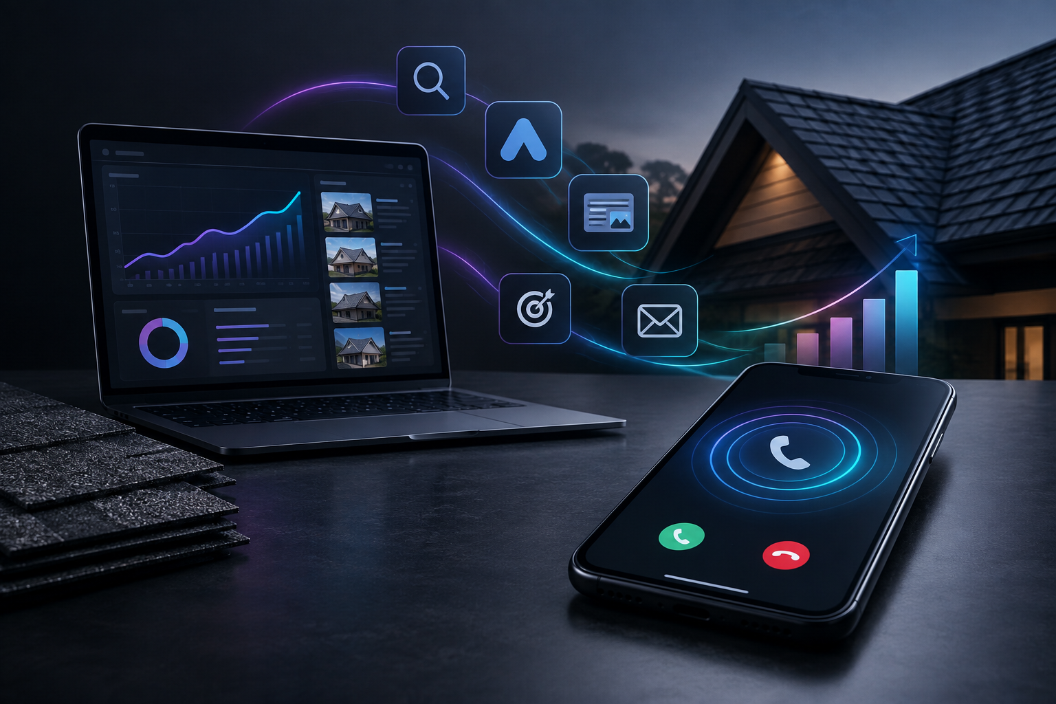 How do I measure ROI on marketing for my roofing company?