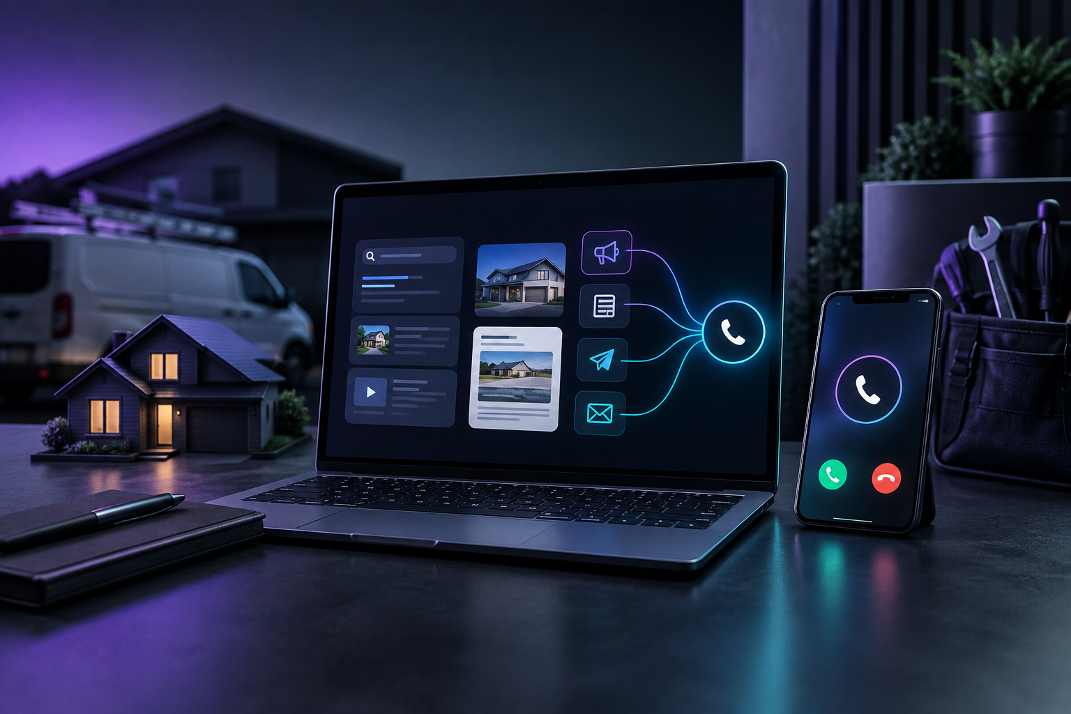 What is the best AI marketing platform for home service businesses?